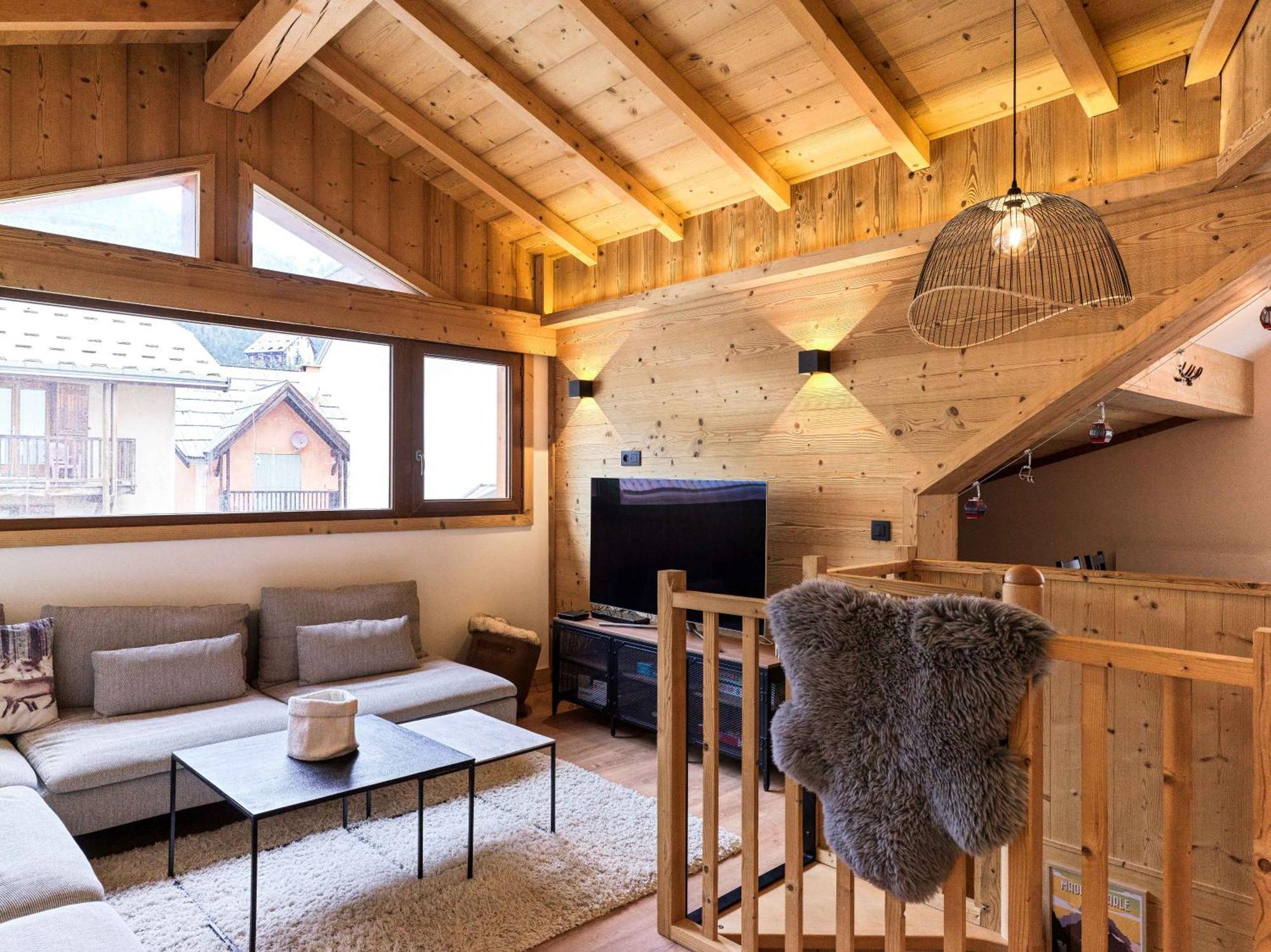 Le Chenaillet, Duplex Au Pied Des Pistes Et Spa Montgenèvre Eksteriør bilde